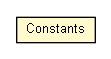 Package class diagram package Constants