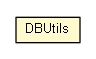 Package class diagram package DBUtils