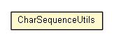 Package class diagram package CharSequenceUtils