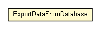 Package class diagram package ExportDataFromDatabase