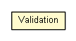 Package class diagram package Validation