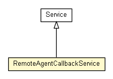 Package class diagram package RemoteAgentCallbackService