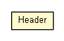 Package class diagram package Header