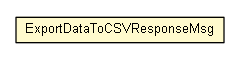 Package class diagram package ExportDataToCSVResponseMsg