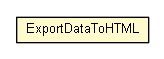 Package class diagram package ExportDataToHTML