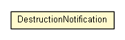 Package class diagram package DestructionNotification