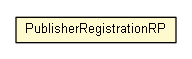 Package class diagram package PublisherRegistrationRP