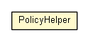 Package class diagram package PolicyHelper