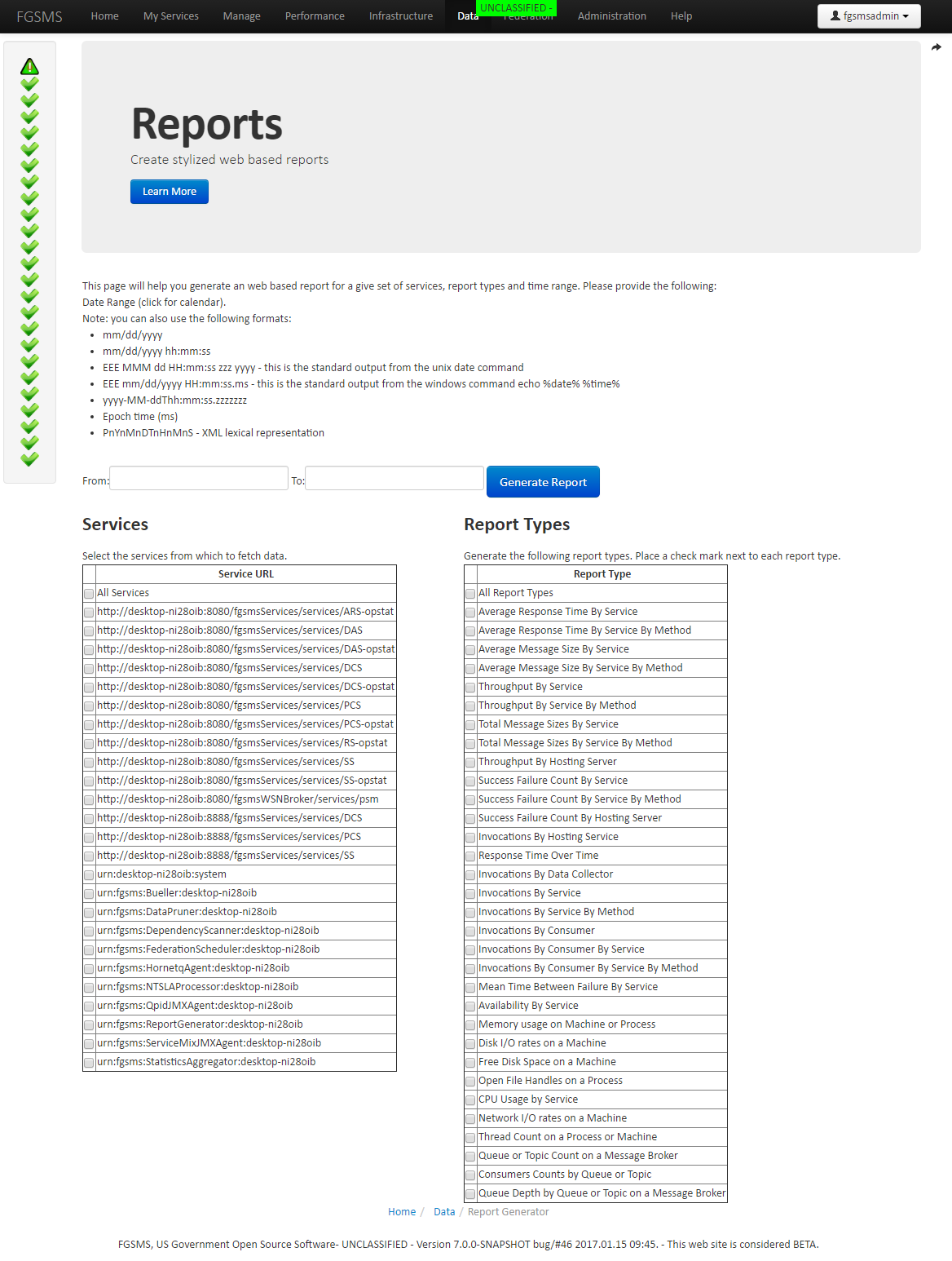 ‘HTML Based Reporting’